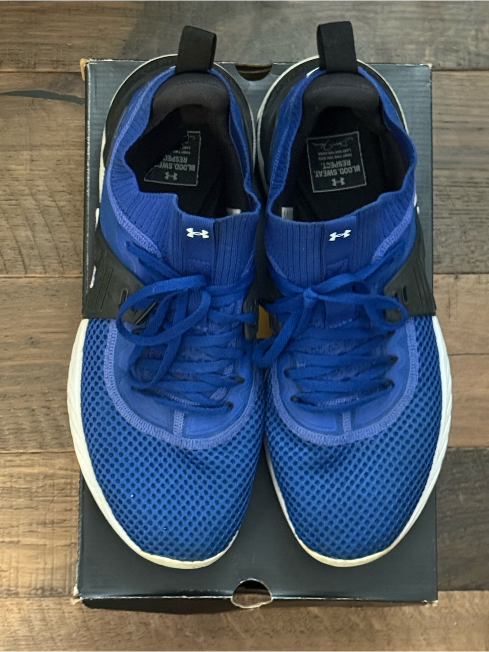 Under Armour Project 4 Men’s Blue Running Shoes